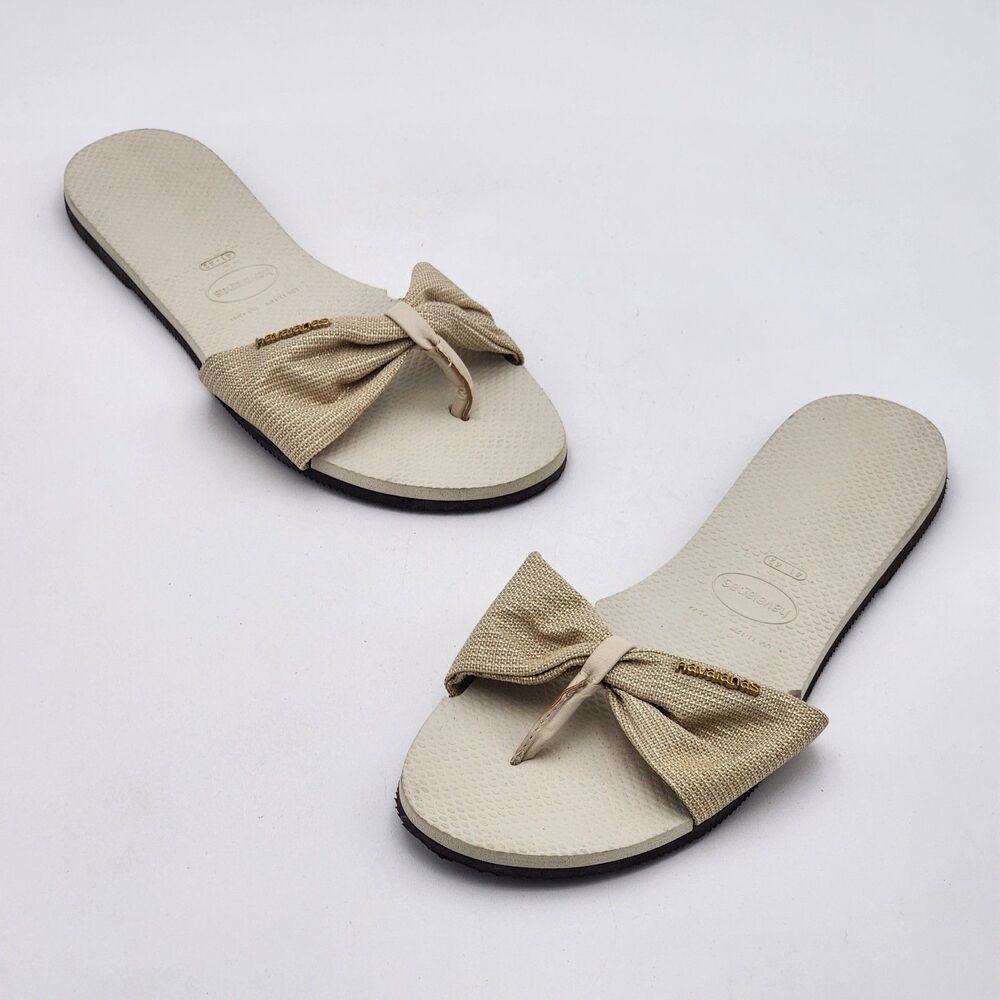 Havaianas You St. Tropez Shine Beach Flip Flops Sandals Size 11/12 W (41-42)